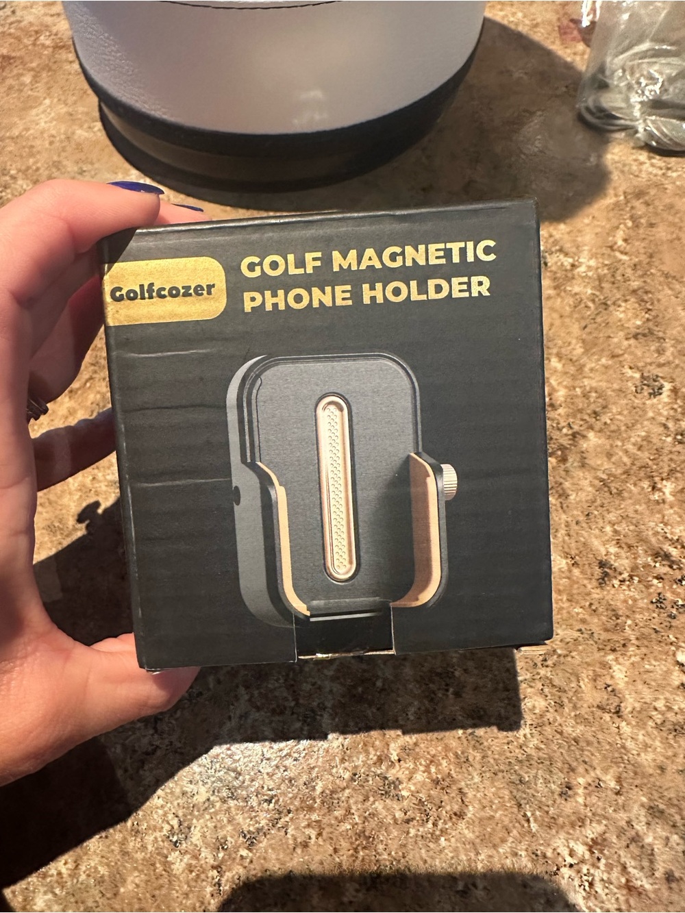 Golfcozer Magnetic Golf Cart Phone Holder – New in Box